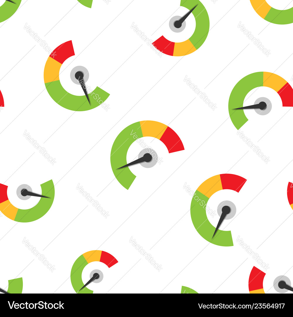 Meter dashboard icon seamless pattern background Meter dashboard icon seamless pattern background vector image