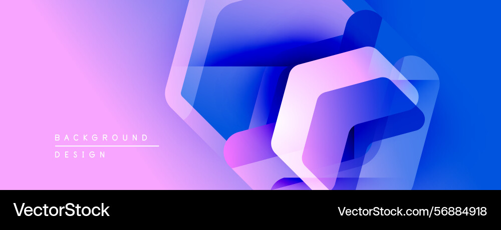 Abstract geometric shapes overlap creating Abstract geometric shapes overlap creating vector image