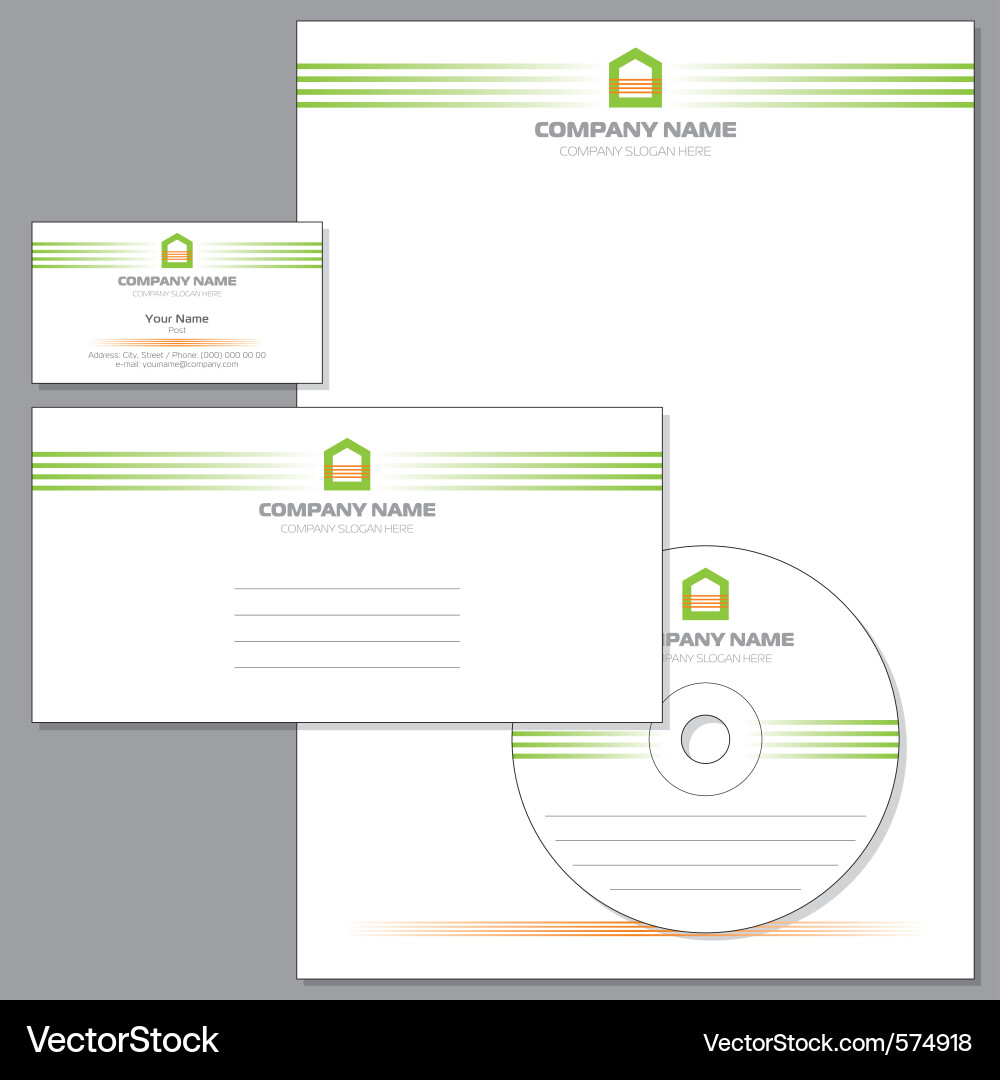 Business Stationery Template Vector Image