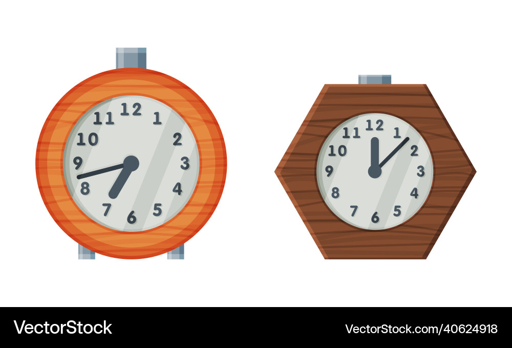 Clock with face and clockwork mechanism Clock with face and clockwork mechanism vector image