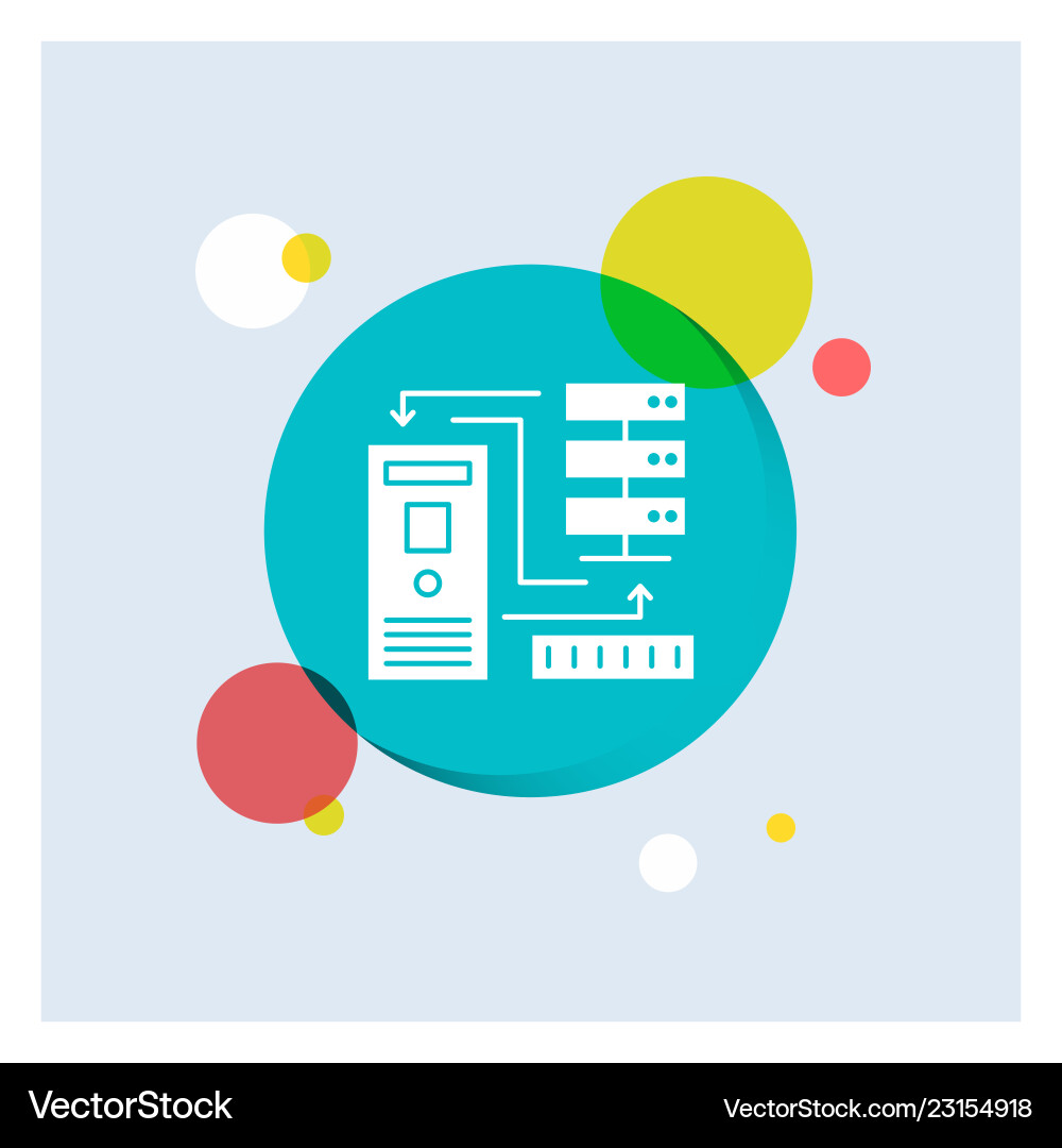 Combination data database electronic information Combination data database electronic information vector image