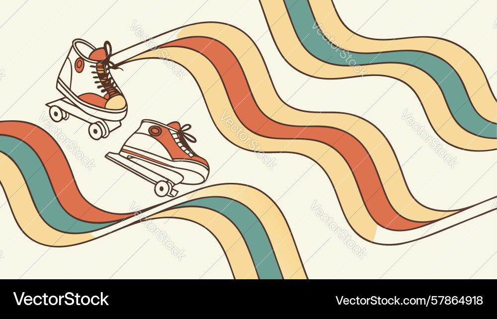 Dynamic roads with running frogs design Vector Image