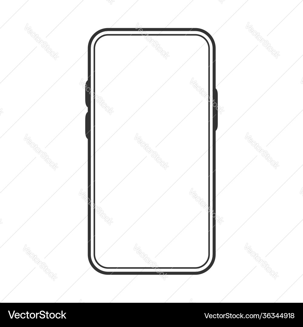 Outline linear style design drawing modern Vector Image