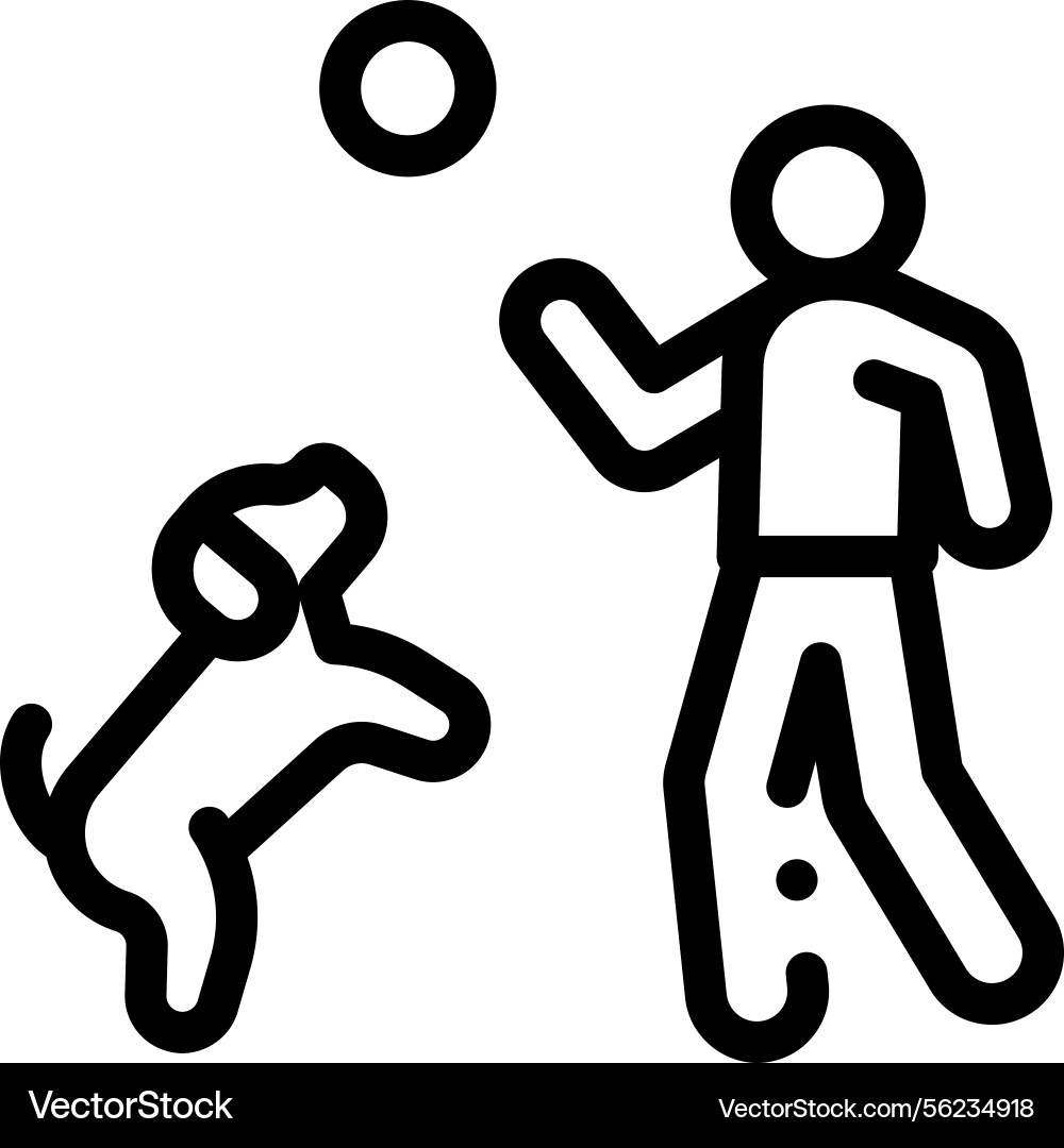 Playing icon thin linear style design isolated Playing icon thin linear style design isolated vector image