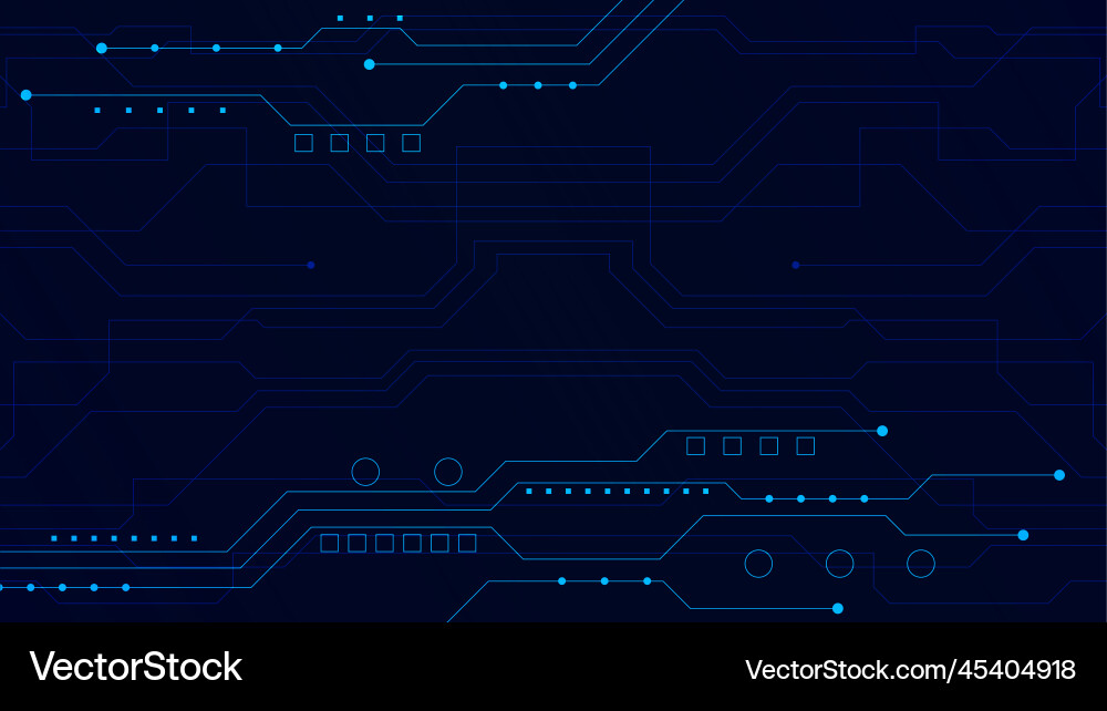Technology background with hi-tech digital data Vector Image