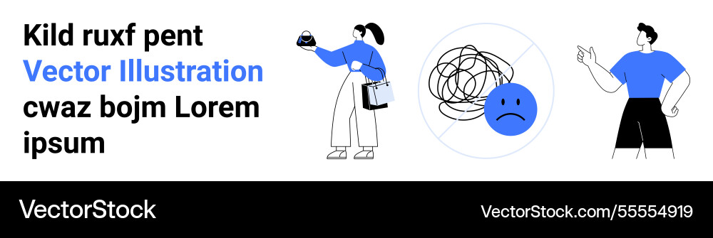 Abstract representation of problem-solving Abstract representation of problem-solving Vector Image
