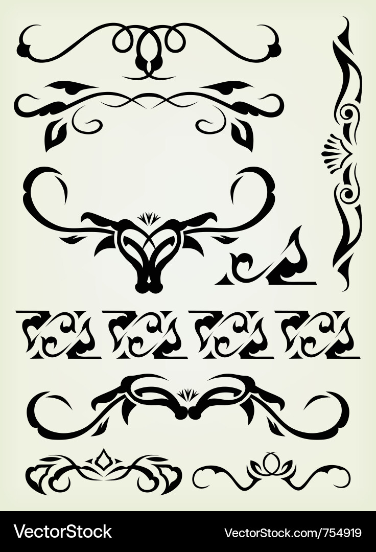 Calligraphy vector image