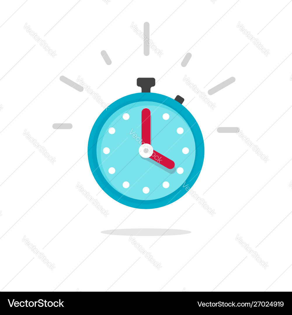Fast Countdown Timer Icon vector image