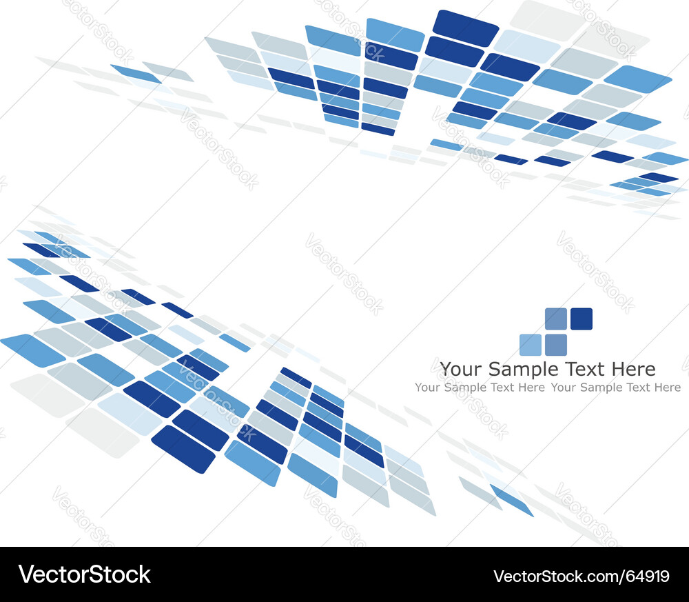 Geometric Block Pattern vector image