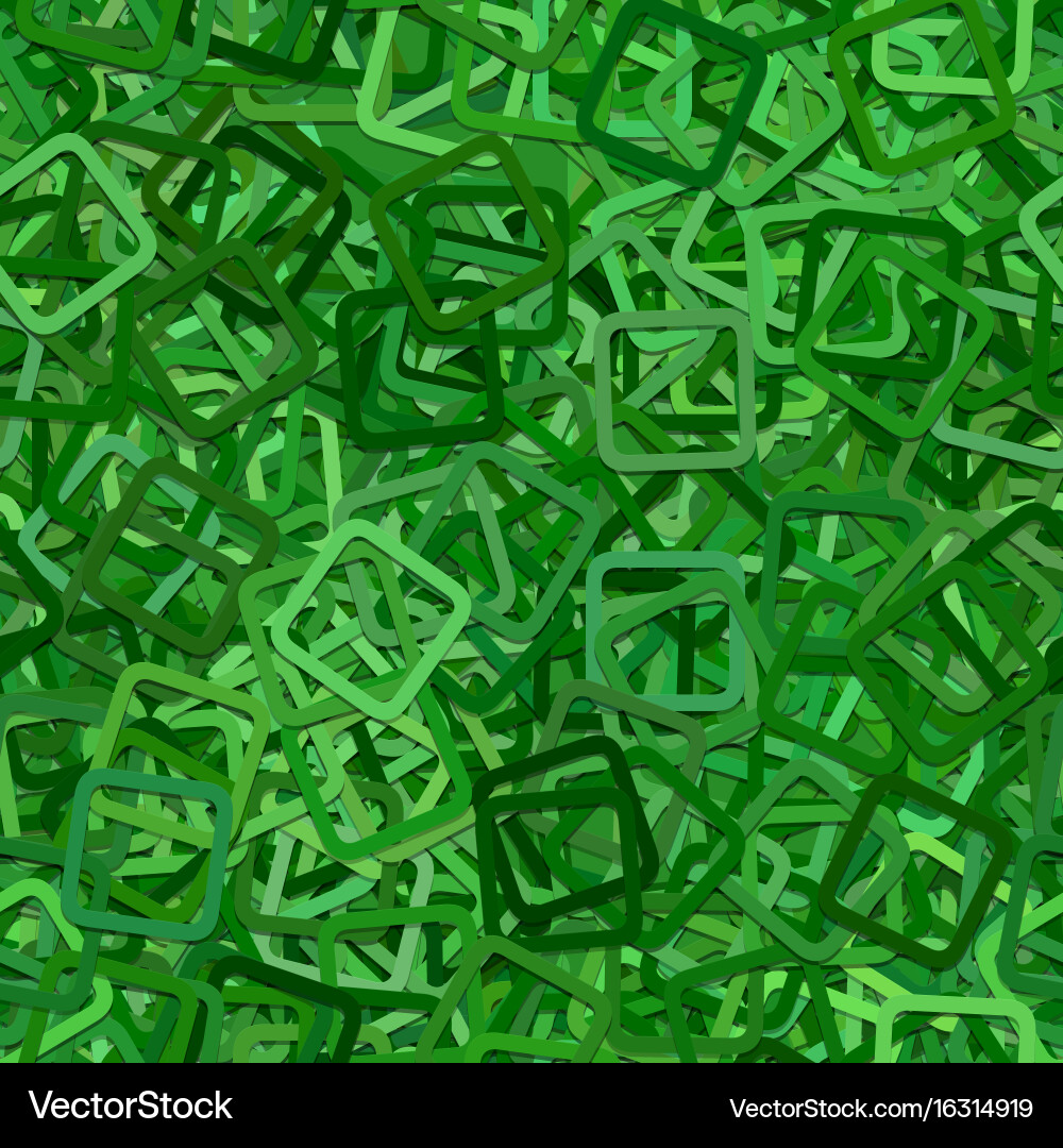Seamless random rounded square pattern background vector image