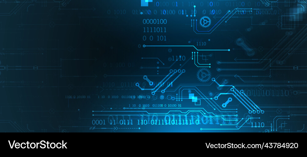 Abstract background on technological Abstract background on technological vector image