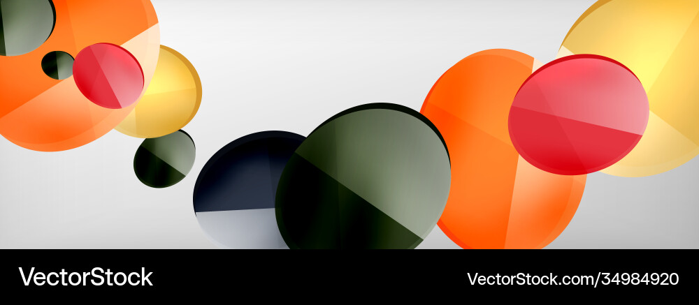 Abstract glossy round shapes background Abstract glossy round shapes background vector image