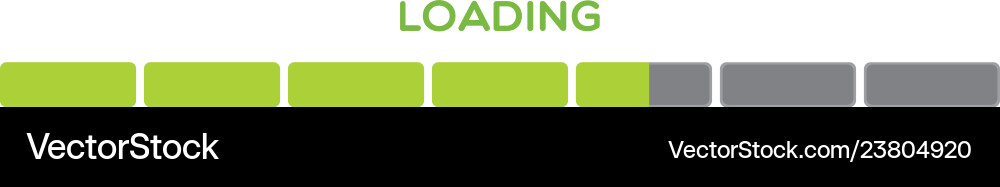 Abstract loading bar vector image