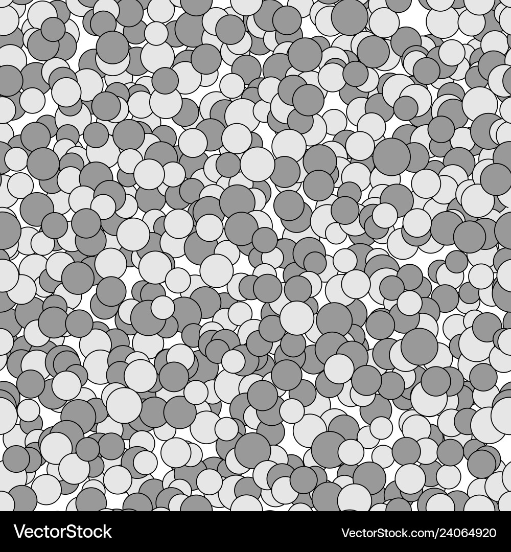 Abstract seamless pattern of randomly arranged vector image