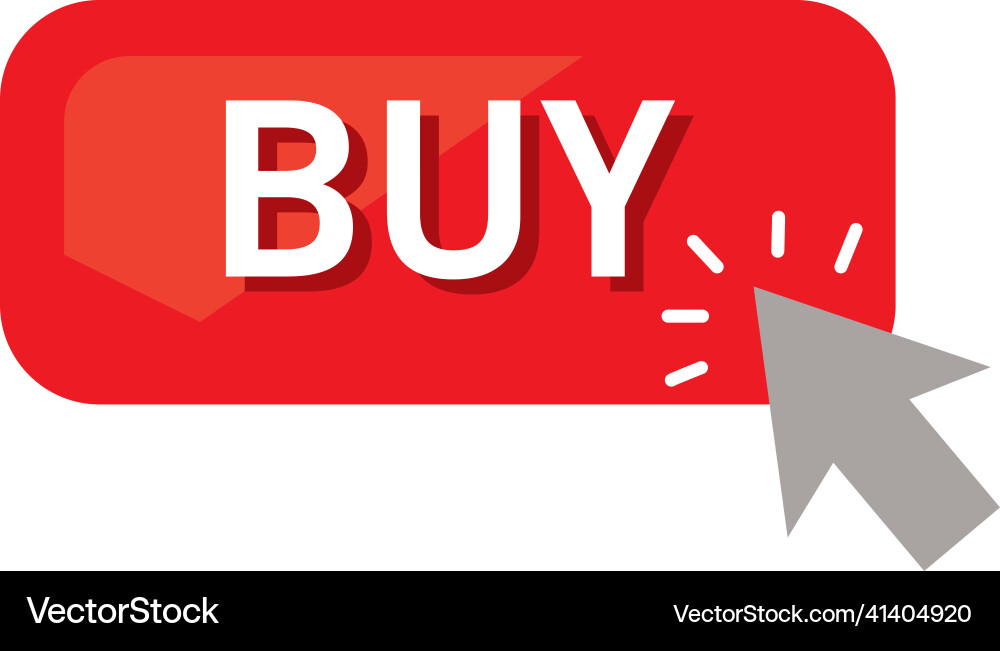 Buy button with cursor Vector Image