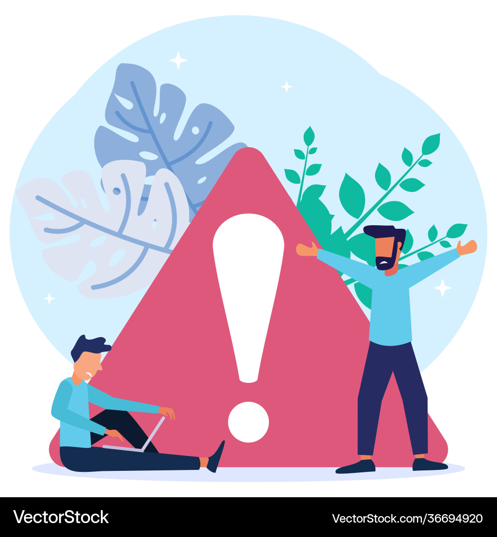 Graphic cartoon character not connected Vector Image