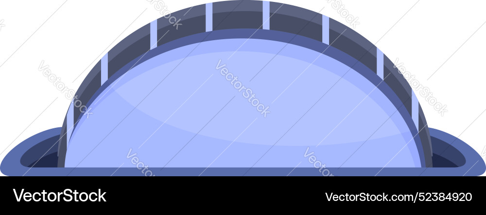 Half buried coin showing only top part Half buried coin showing only top part vector image