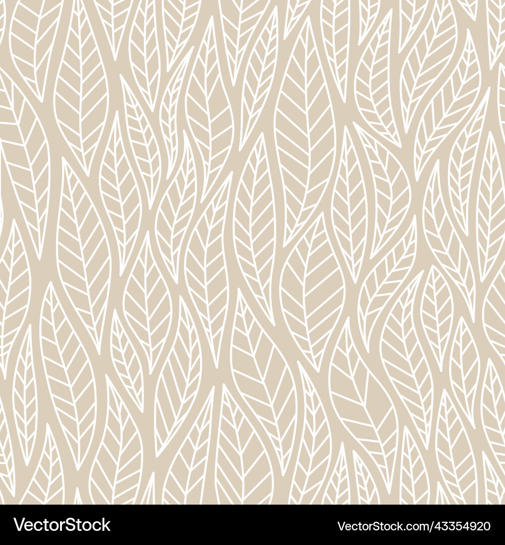 Seamless pattern with leaf Seamless pattern with leaf vector image
