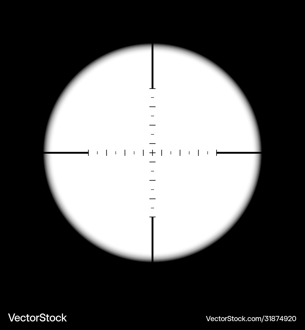 Sniper Scope - Target Focus Vector Image
