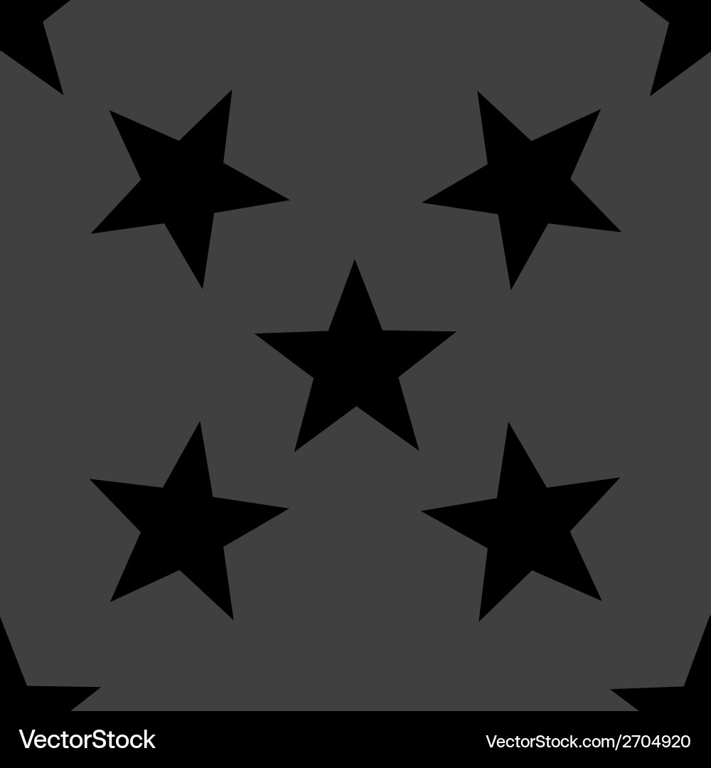 Star web icon flat design seamless gray pattern vector image