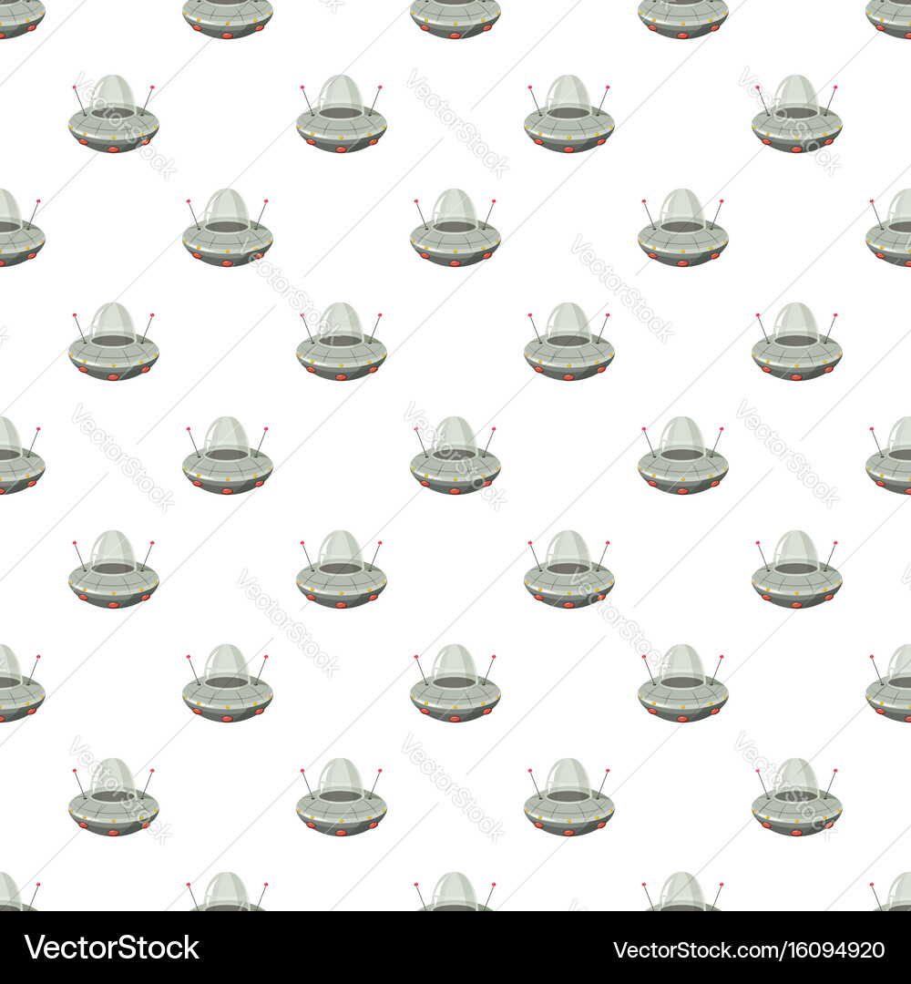 Ufo spaceship pattern Vector Image