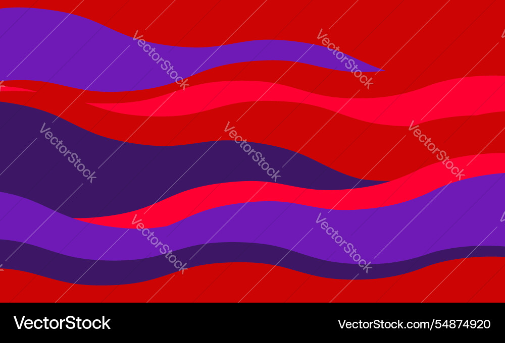Vibrant abstract background with dynamic wavy Vector Image