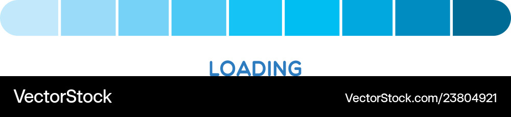 Abstract loading bar Vector Image