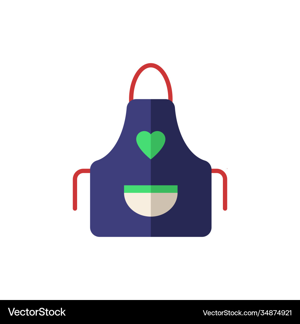 Apron icon simple element from grill and barbecue Apron icon simple element from grill and barbecue Vector Image