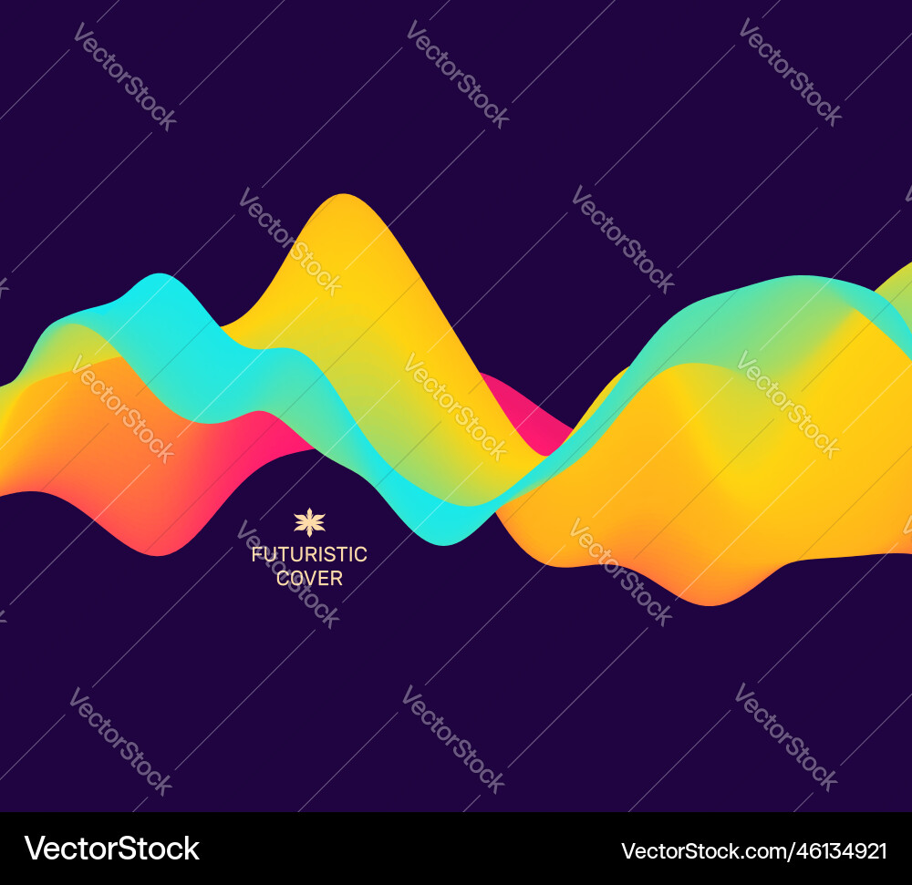 Background with abstract waves dynamic effect Background with abstract waves dynamic effect vector image
