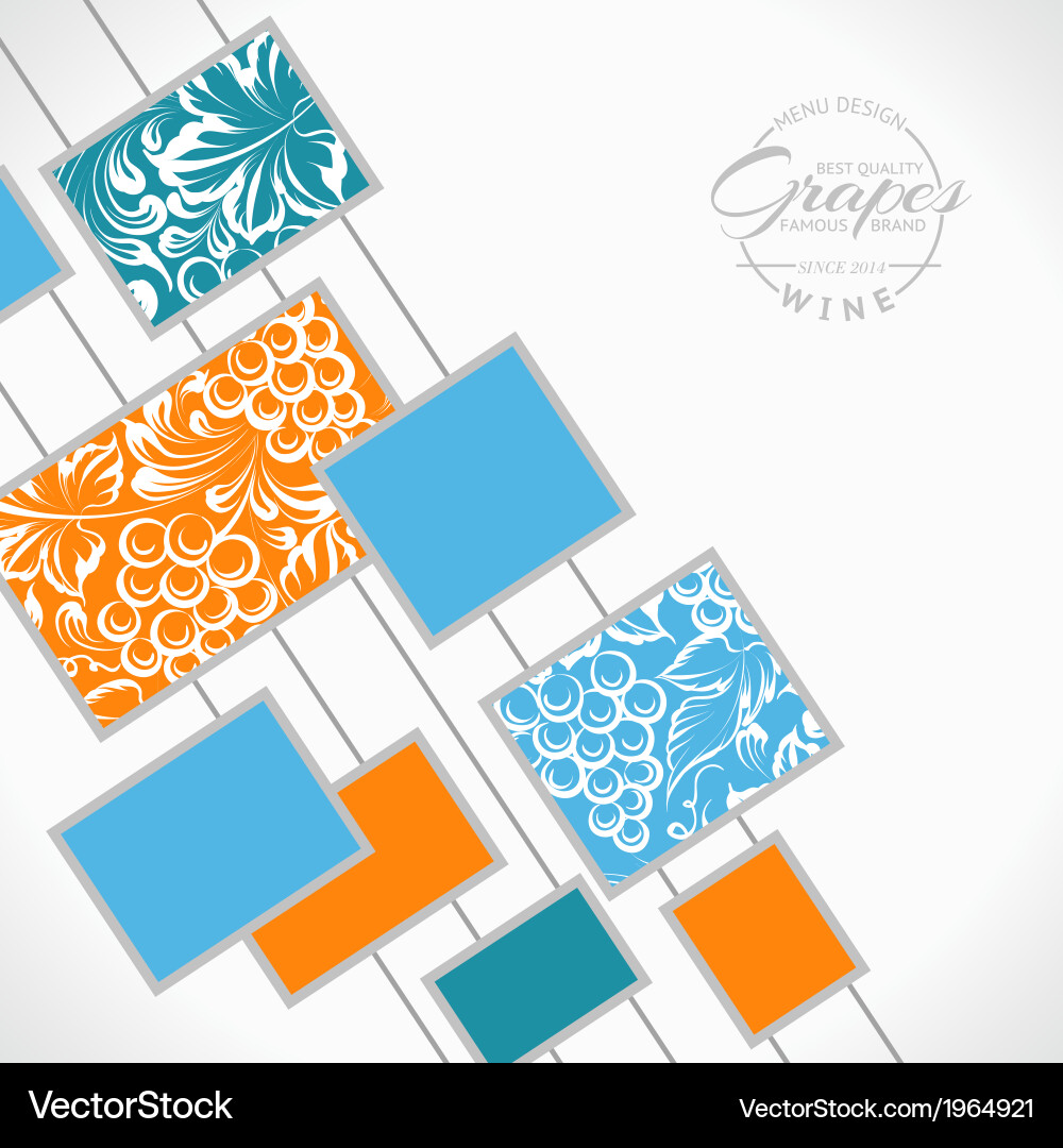 Color version of text square vector image