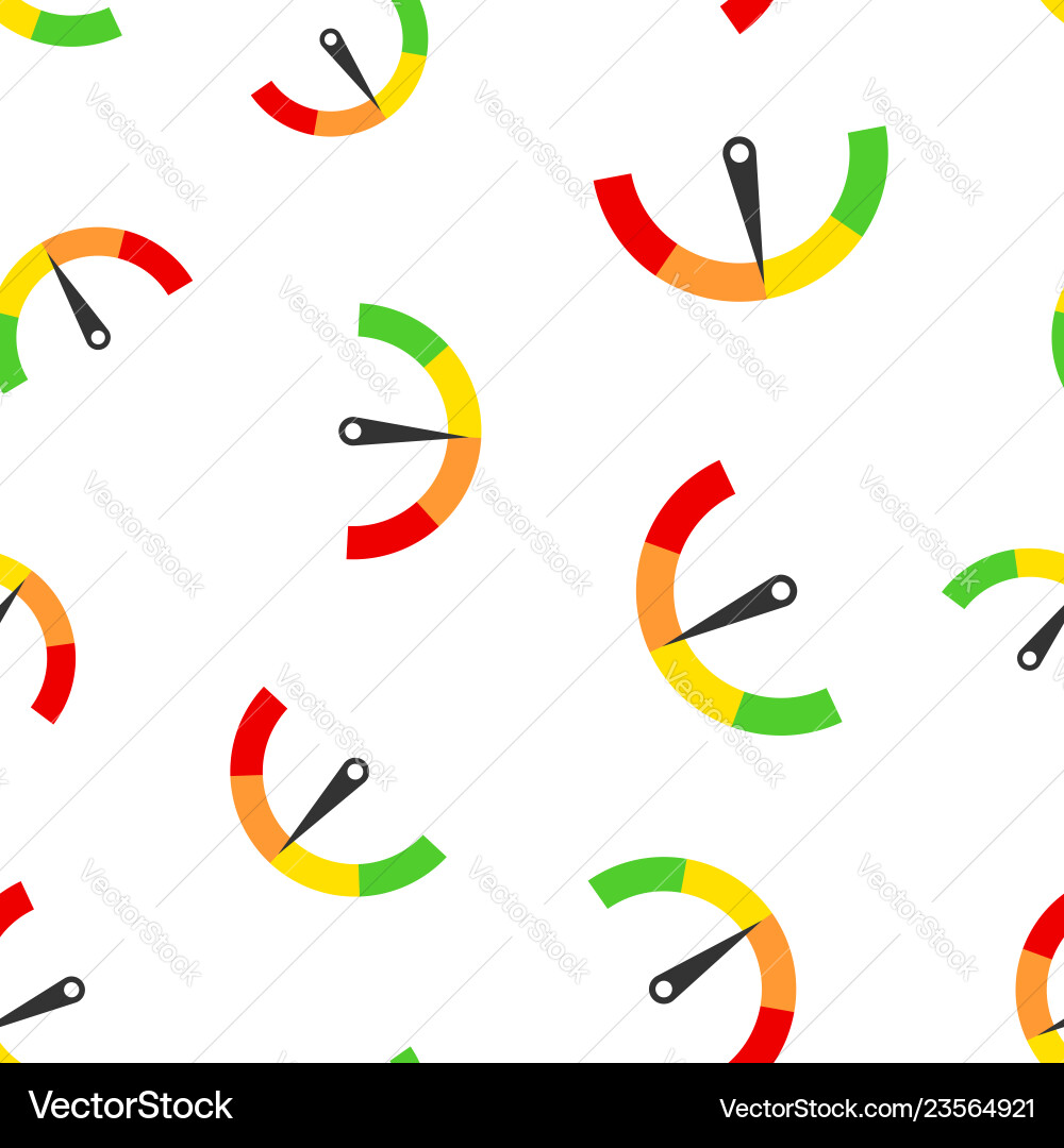 Dashboard Meter Pattern vector image
