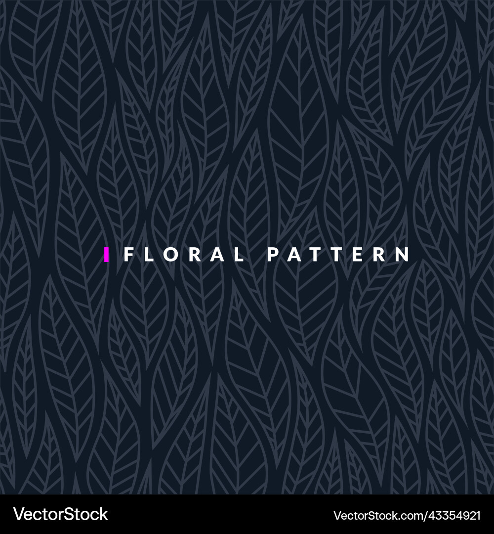 Seamless pattern with leaf Seamless pattern with leaf vector image