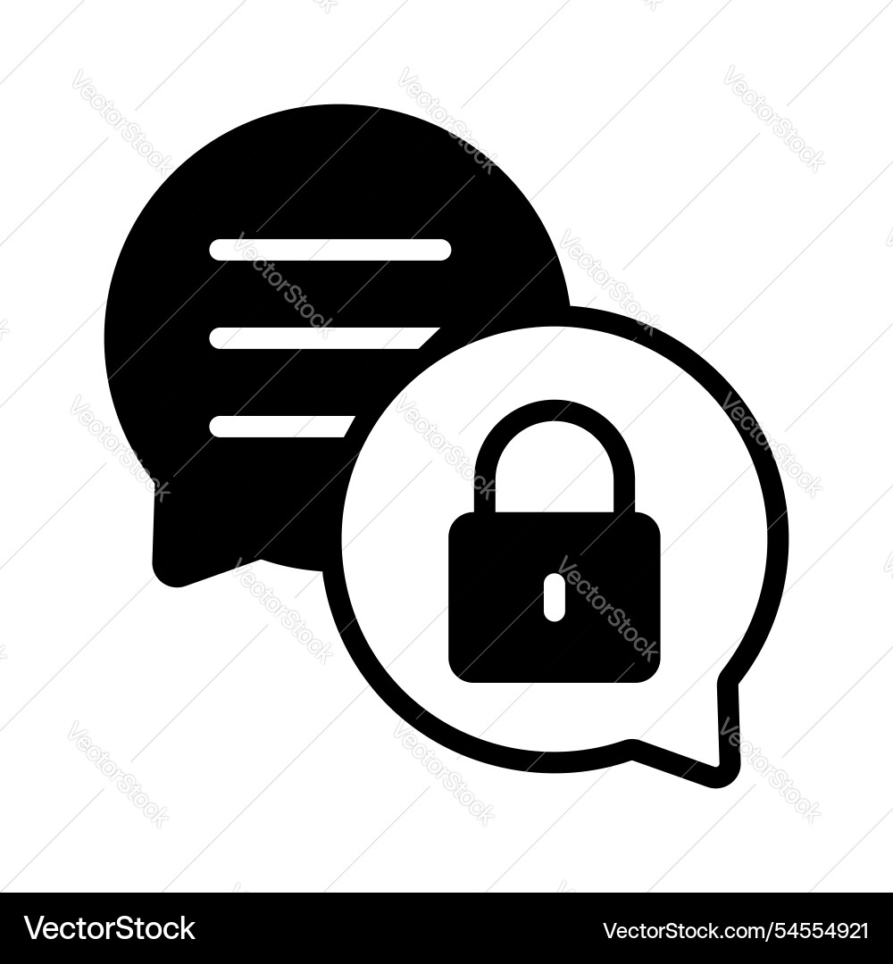 Secure communication vector image
