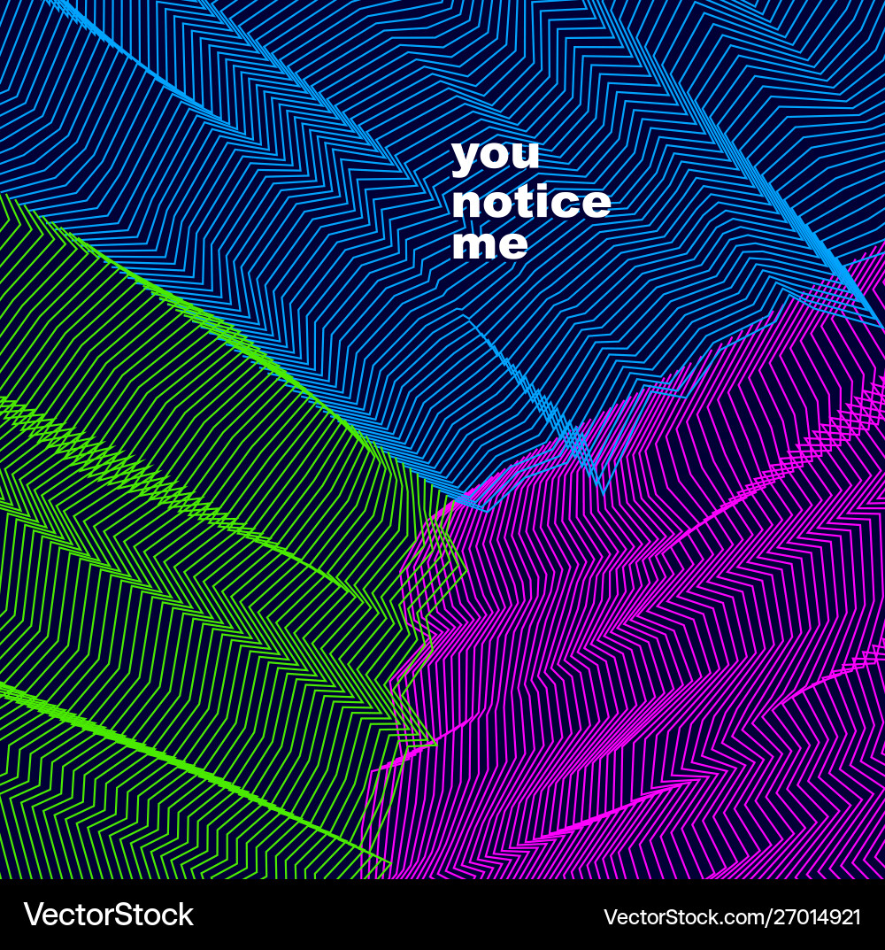 Surreal art for design line 3d dimensional Vector Image