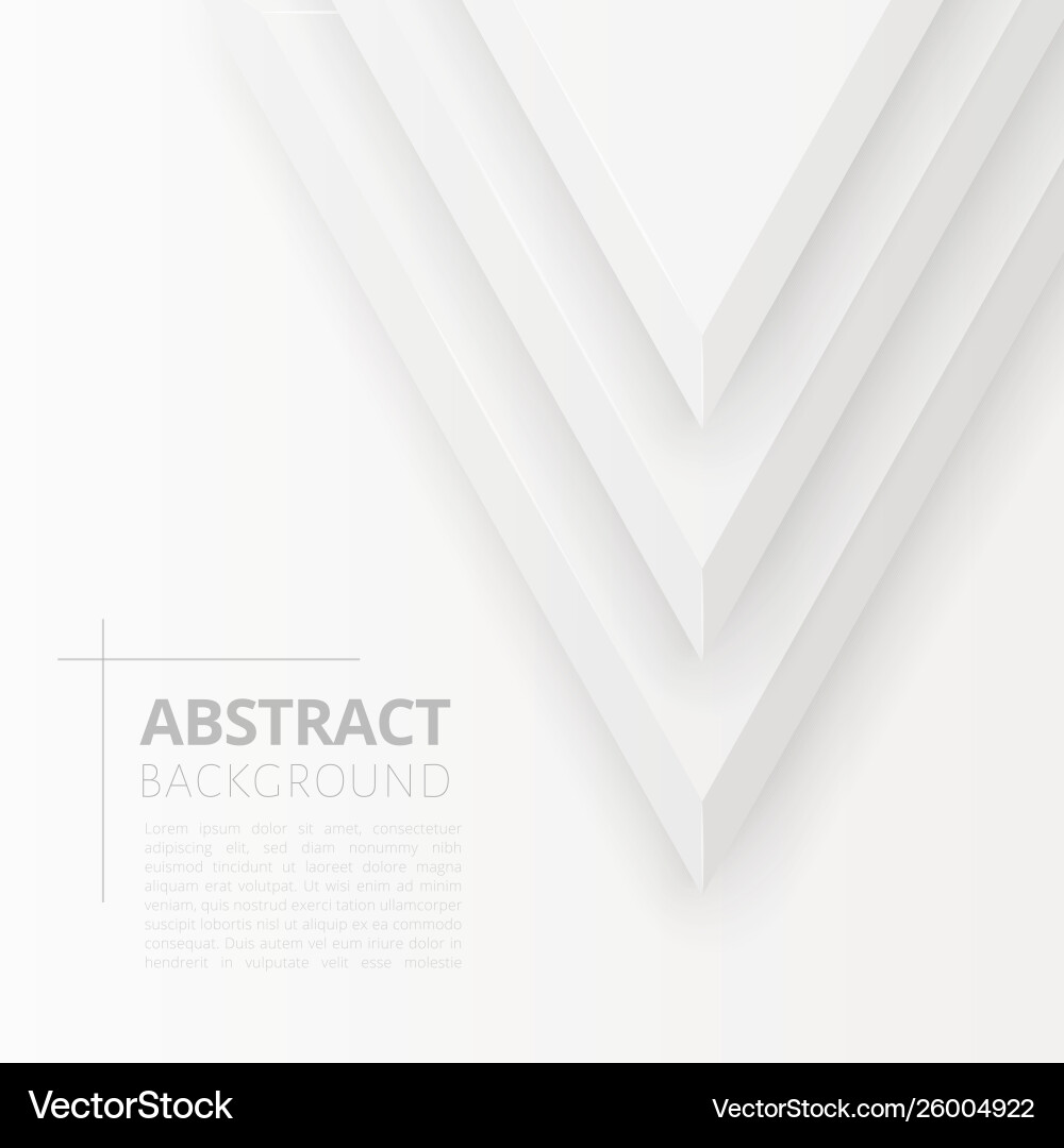 Abstract background white triangle minimal Abstract background white triangle minimal vector image