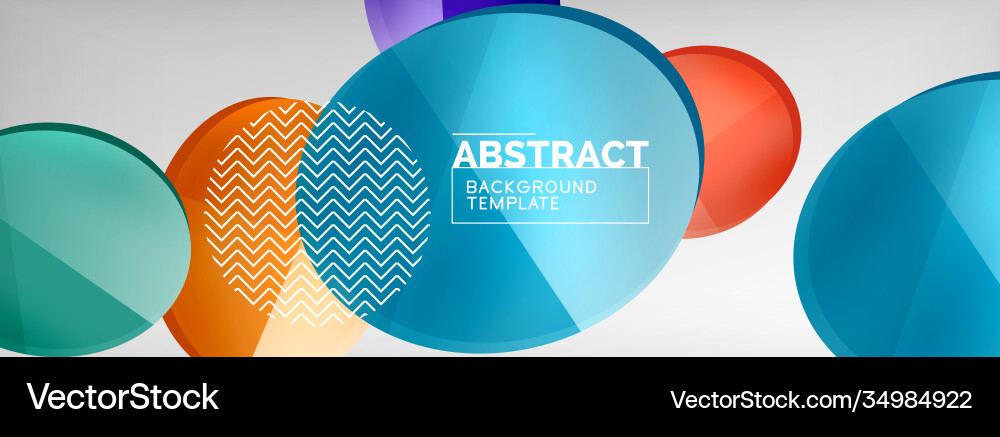 Abstract glossy round shapes background Abstract glossy round shapes background vector image