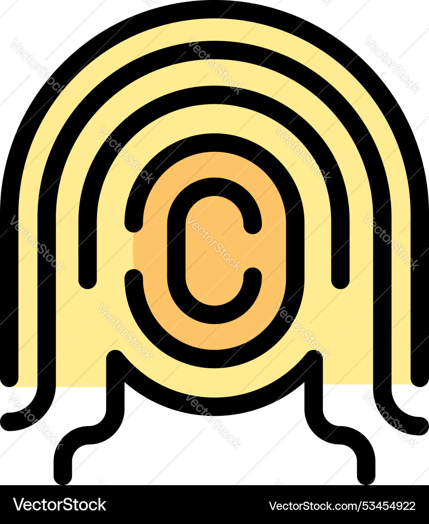 Copyright Fingerabdruck intellektuell Copyright Fingerabdruck intellektuell vektorbild