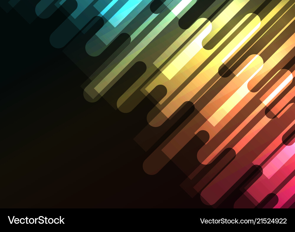 Multicolor melt overlap abstract square background Multicolor melt overlap abstract square background vector image