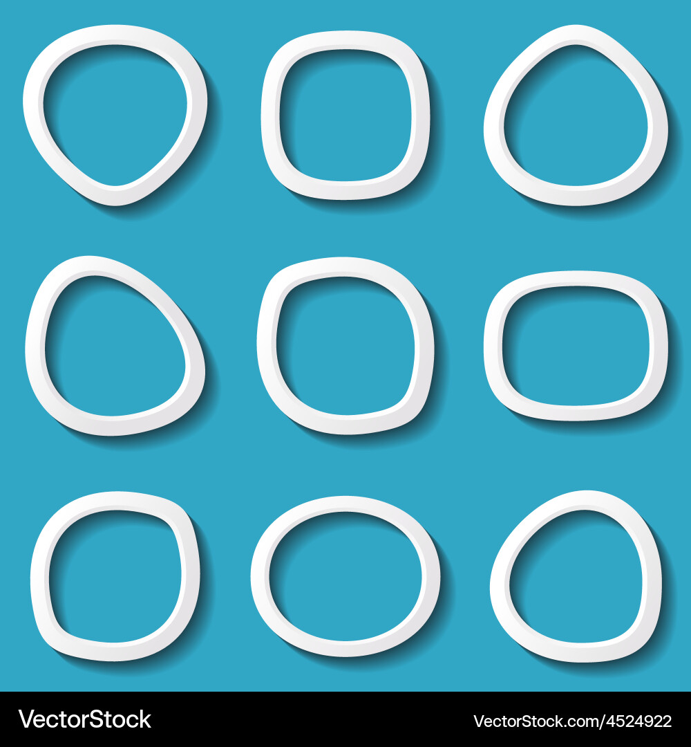 Round Turquoise Web Buttons Vector Image