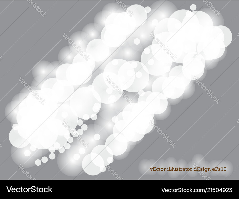 Abstract background circle light bokeh Vector Image