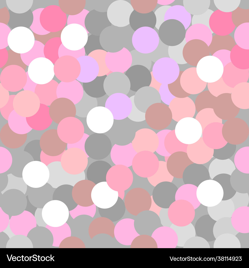 Abstract seamless pattern with colored circles Vector Image