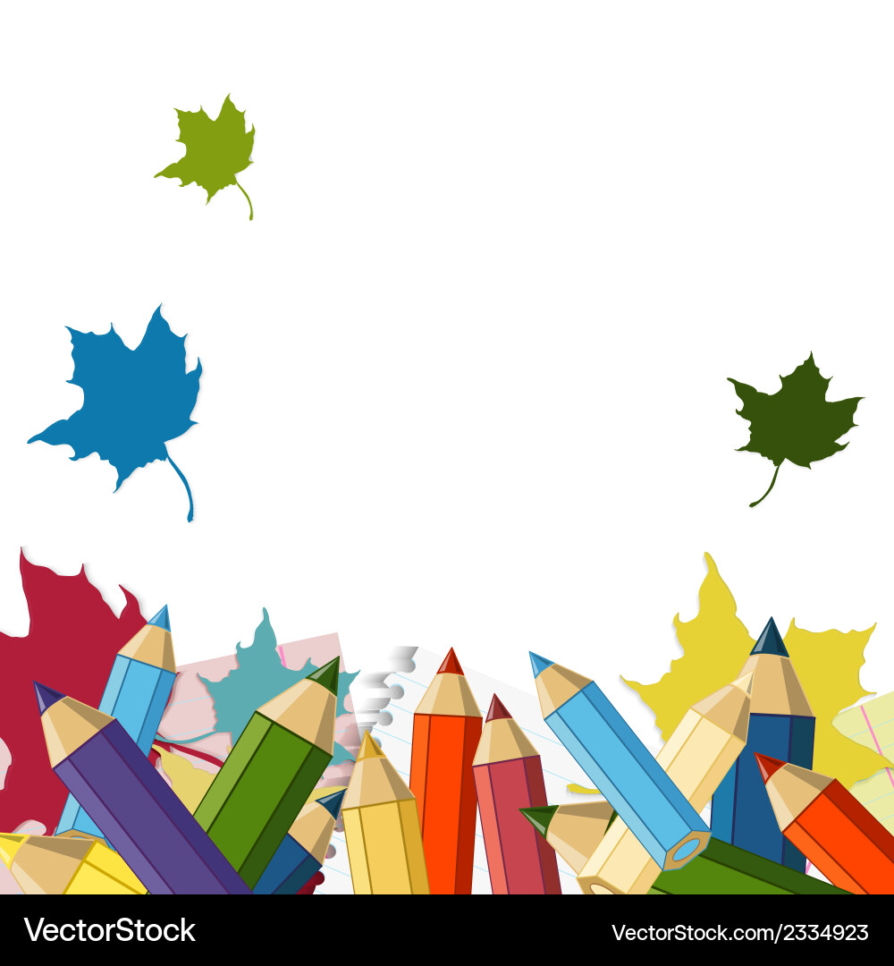 Back to school design element Royalty Free Vector Image