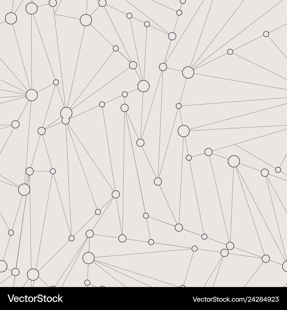 Networked Abstract Pattern vector image