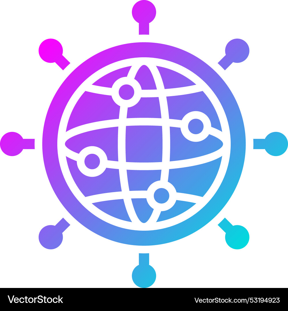 Networking icon design Vector Image