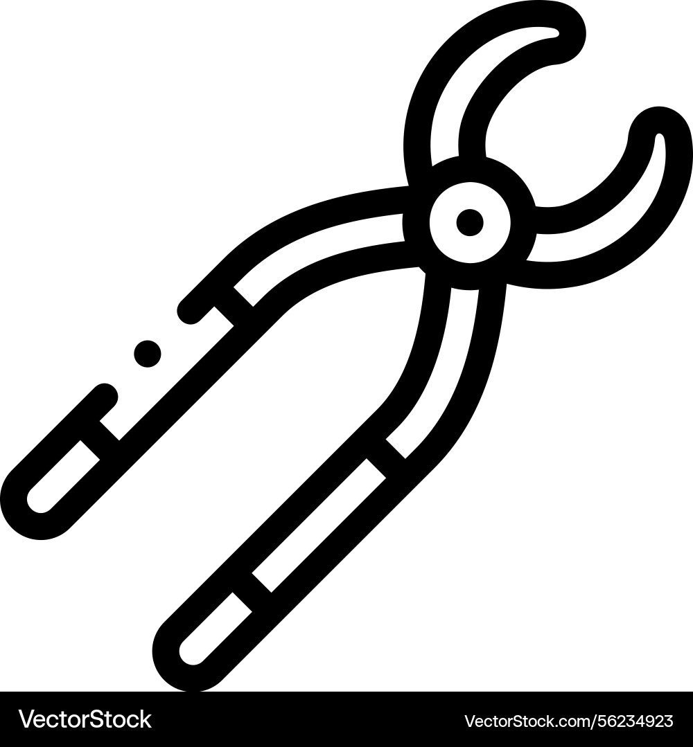 Plotter icon thin linear style design isolated Plotter icon thin linear style design isolated vector image
