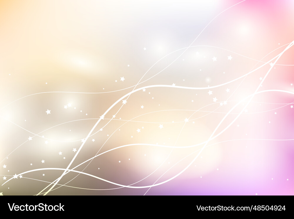 Abstract colorful background with light lines Vector Image
