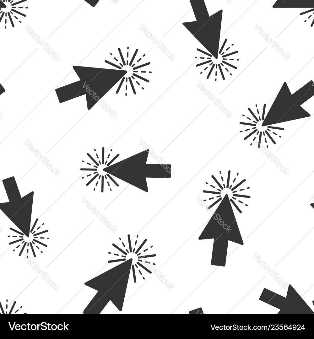 Computer mouse cursor icon seamless pattern Computer mouse cursor icon seamless pattern vector image