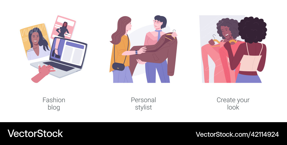 Create your own look isolated cartoon Create your own look isolated cartoon vector image
