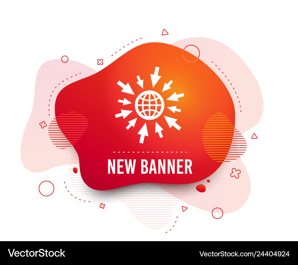 Go to web icon globe with mouse cursors Go to web icon globe with mouse cursors vector image