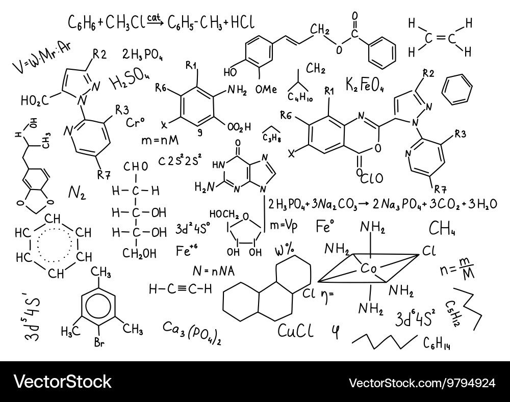 Сложные химические формулы